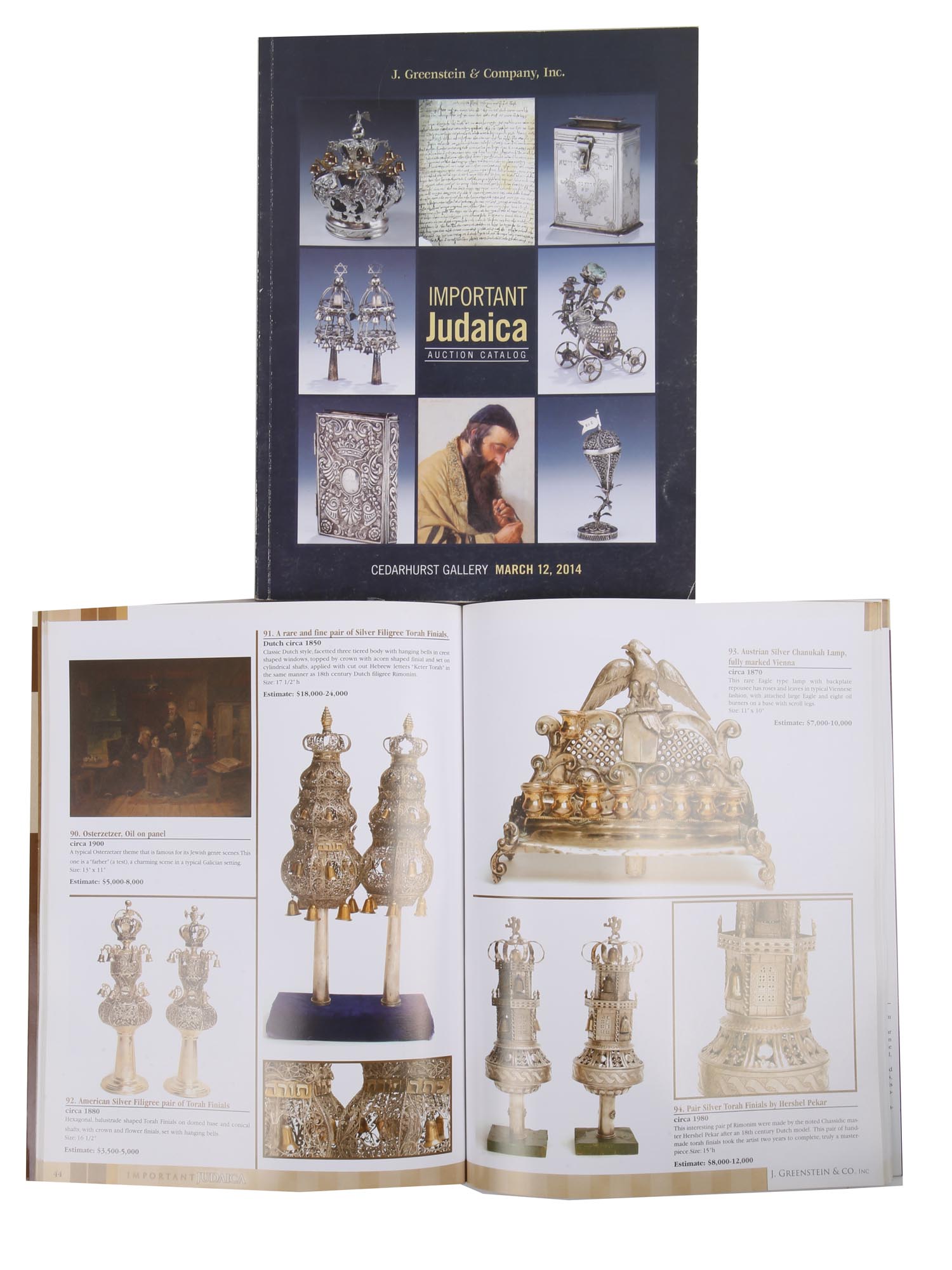 JUDAICA AUCTION CATALOGS AND COLLECTIBLES BOOKS PIC-2